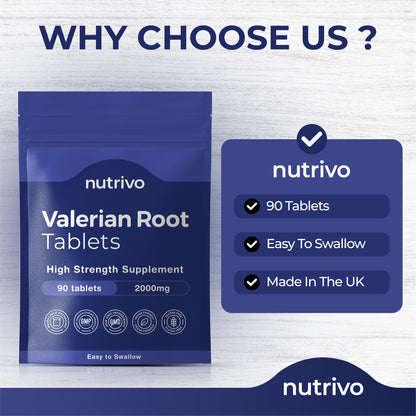 Valerian Root Tablets | 90 Tablets