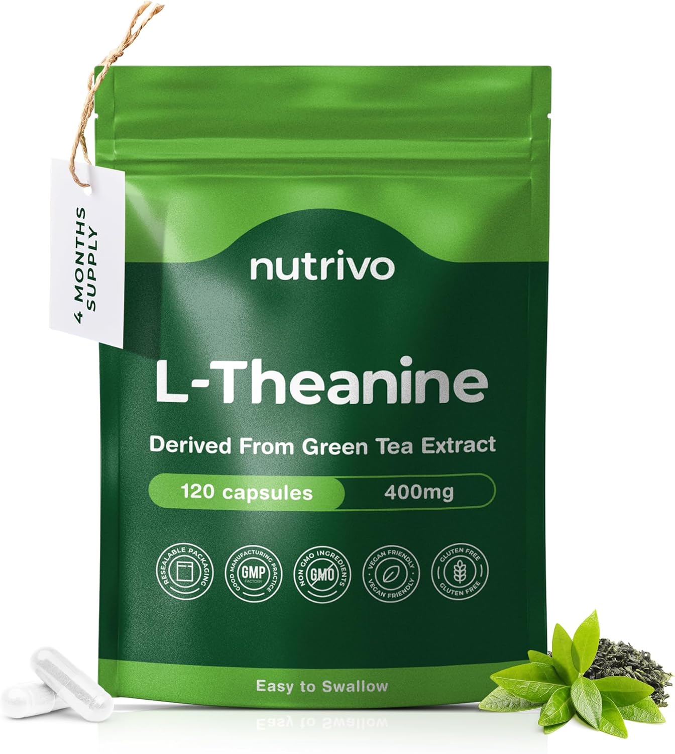 L Theanine | 120 Vegan Capsules