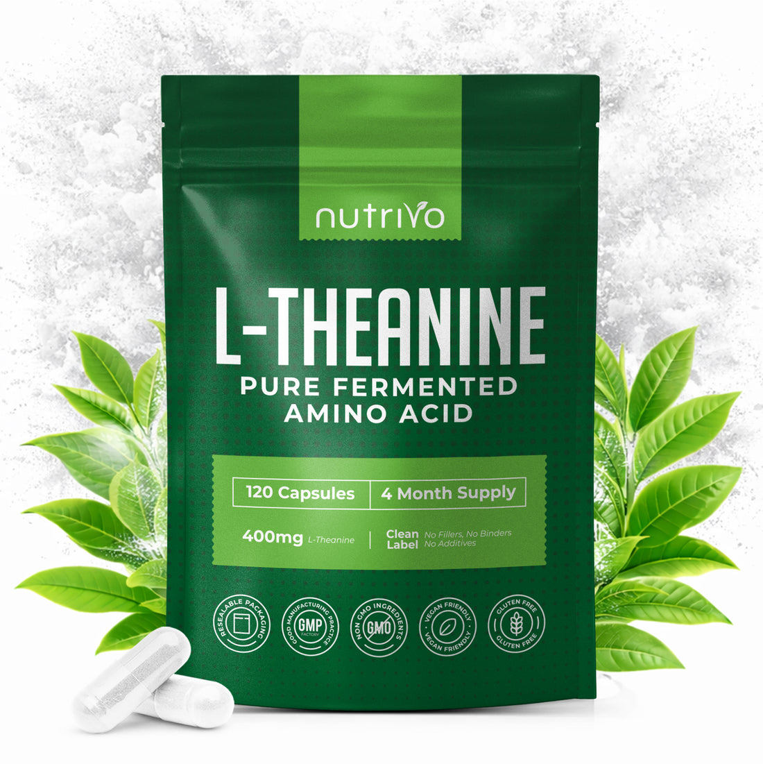 L Theanine | 120 Vegan Capsules