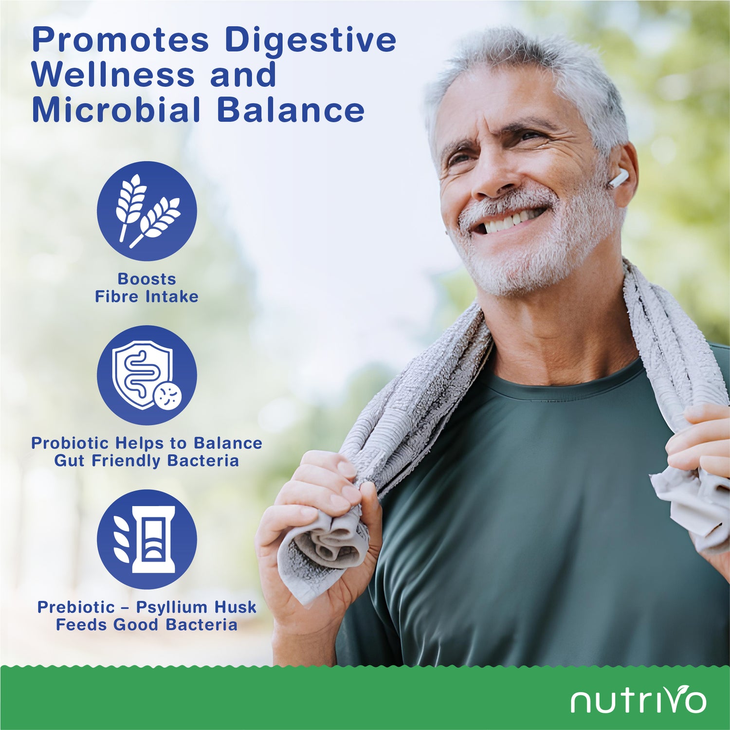 Fibre Supplement - Psyllium Husk 5000mg (500mg of 10:1 Extract) &amp; Probiotic 400 Million CFU Lactobacillus Acidophilus – Digestive, Gut Health Support &amp; Stool Softener -120 Psyllium Husks Capsules